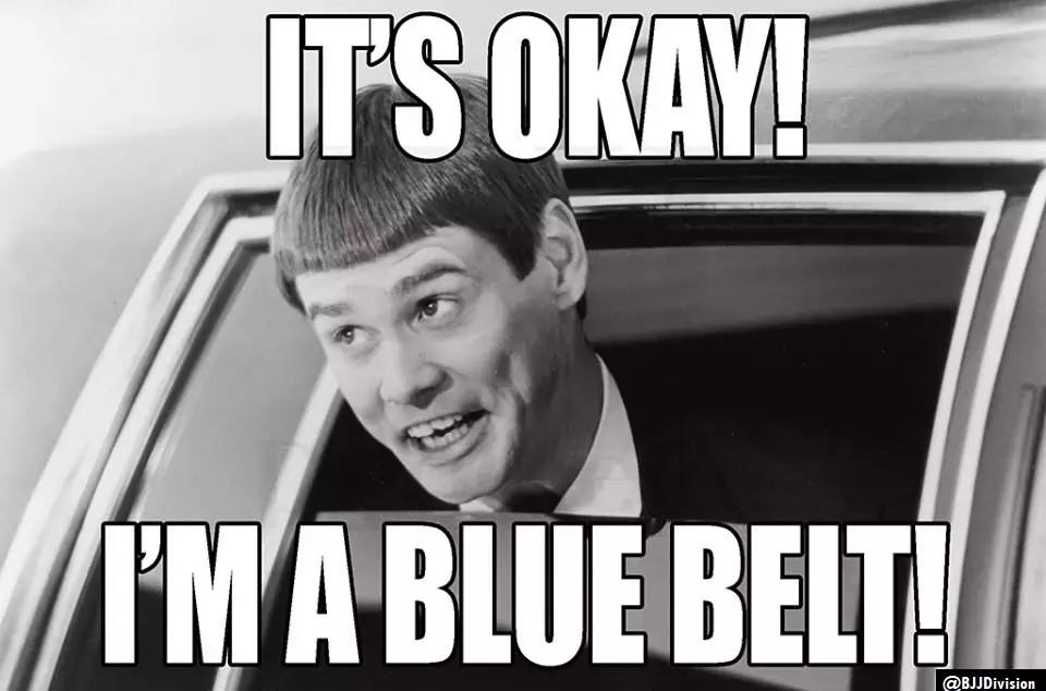 Bjj Blue belt meme