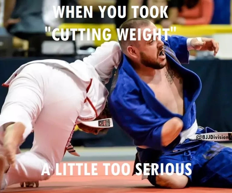 BJJ Weight Cuttign meme