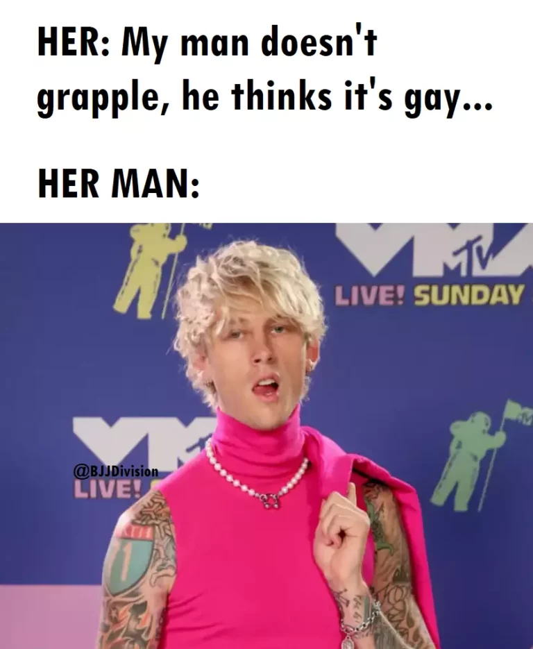 BJJ Gay meme