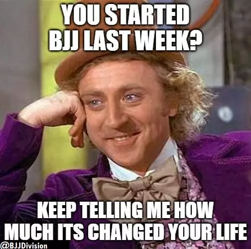 BJJ Changing Lives meme