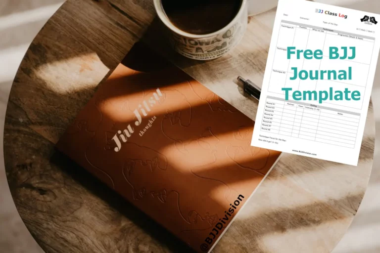 BJJ Journal: How to use a Training Journal + FREE Template