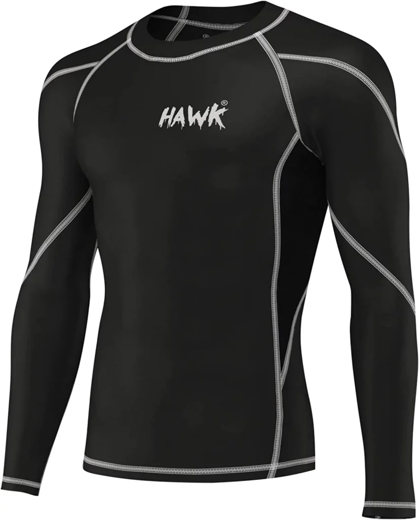 Hawk Sports Rash Guard Men's Long Sleeve