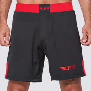 Elite Sports Men's BJJ Shorts Red