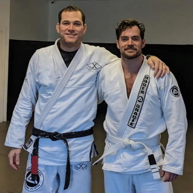 Henry Cavill and his Coach Roger Gracie