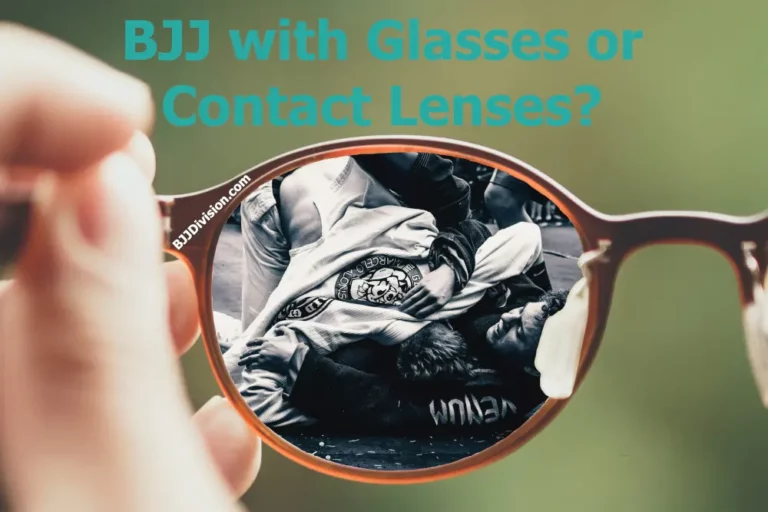 BJJ with glasses or contact lenses