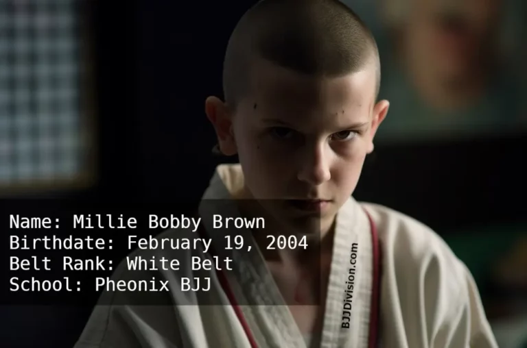Millie Bobby Brown Jiu Jitsu