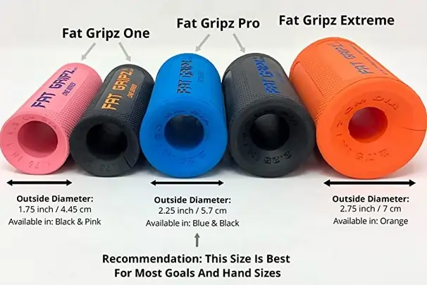 Fat Gripz Grip Trainers in different sizes