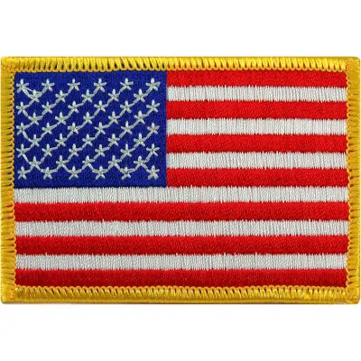 BJJ Gi Patch USA Flag