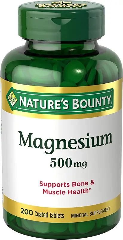 Nature's Bounty Magnesium Capsules